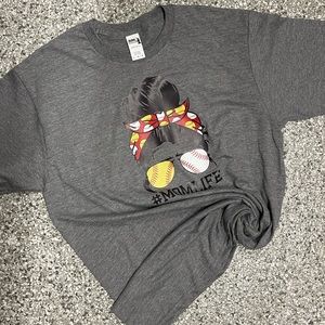Baseball/Softball Mom Life T-Shirt